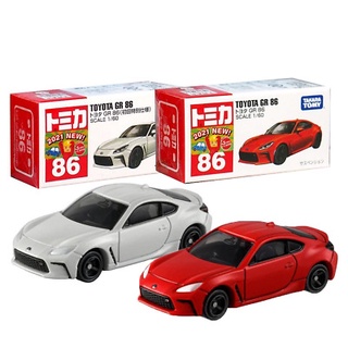 รถเหล็กTomica ของแท้ Tomica No.86 Toyota GR86 (มีสติ๊กเกอร์ First Lot 2021)