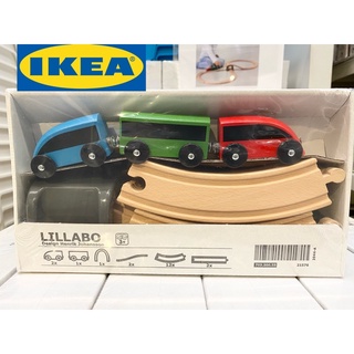 IKEA อิเกีย LILLABO รถไฟของเล่น อิเกีย ลิลลาบู รถไฟรางไม้ ของเล่นเด็ก