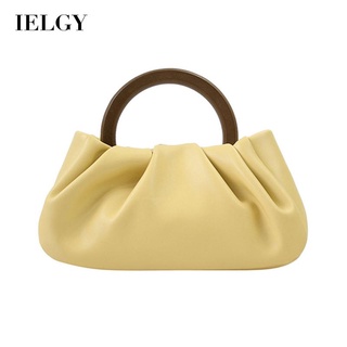 IELGY cloud niche design sense messenger fan handbag