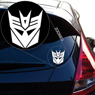 สติ๊กเกอร์ โลโก้ ทรานฟอร์เมอร์ Sticker Transformers Autobot &amp; Decepticon จัดส่งภายใน24ชั่วโมง