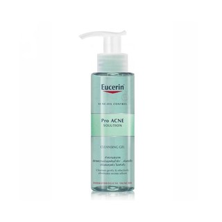 eucerin cleansing gel เจลล้างหน้าสูตรสิวยูเซอรีน ขนาด400mlกับ200ml พร้อมส่ง