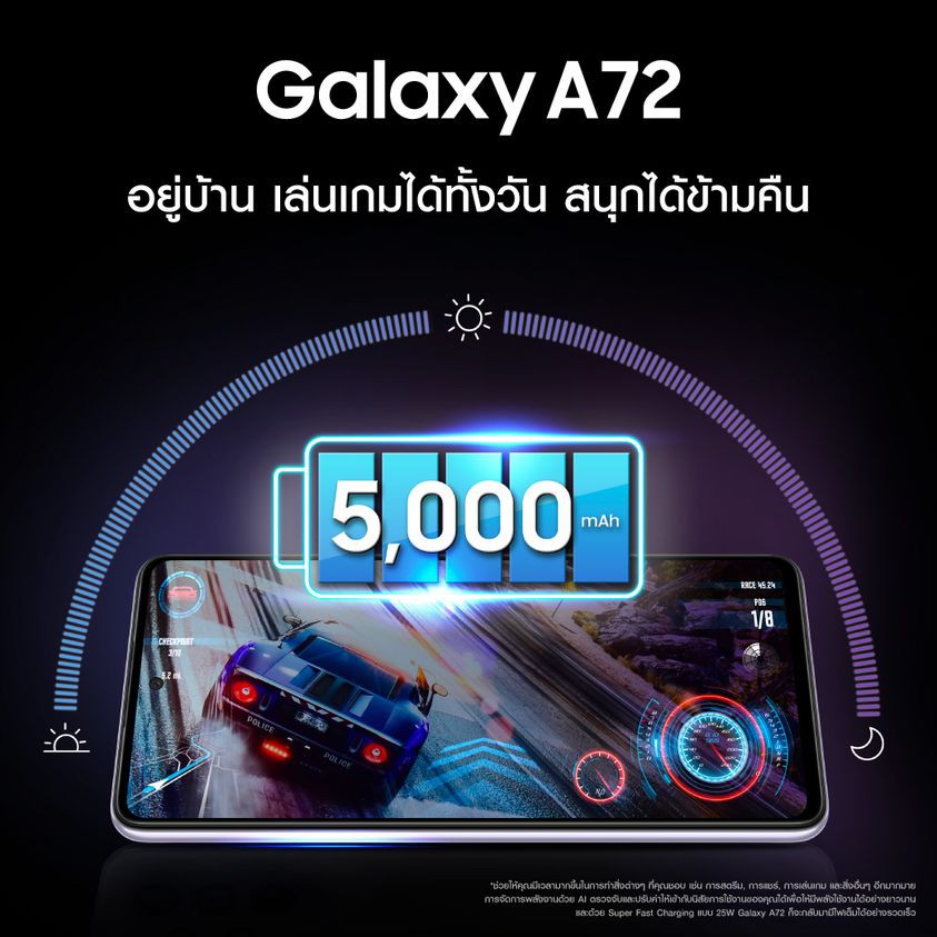 Samsung สมาร์ทโฟน มือถือ Galaxy A72 (8/128GB) #8