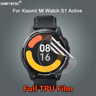 สําหรับ Xiaomi Mi Watch S1 Active SmartWatch Ultra Clear Slim Soft TPU ซ่อมได้ ฟิล์มไฮโดรเจล ป้องกันหน้าจอ - ไม่ใช่กระจกนิรภัย