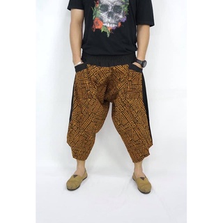 Chiang mai pants กางเกงเชียงใหม่ (สีเหลืองลายหินแตก)