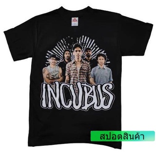 ROUND คอลูกเรือแฟชั่น [COD] เสื้อยืดวง INCUBUS Tour 2009 ลิขสิทธิ์แท้ หลุดมาแค่สองตัวเท่านั้น oversize-4XL