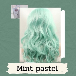 Mintpastel(สีเขียวมิ้นท์)ฟอกระดับ10ลงสี🦄merziicolor🦄