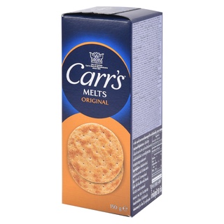 Carrs(คาร์ส) คาร์ส แครกเกอร์ข้าวสาลีเค็ม 150 ก. Cars salted wheat crackers 150 g.บิสกิต, คุ้กกี้, เวเฟอร์