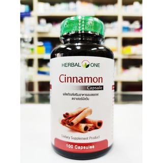 Herbal One Cinnamon  อบเชย 100 แคปซูล อ้วยอันโอสถ