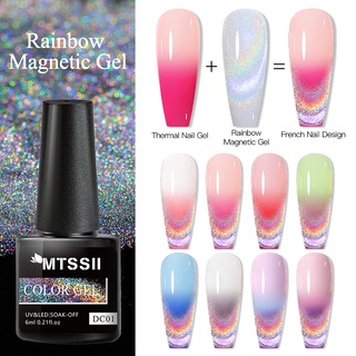 MTSSII เจลแม่เหล็ก เปลี่ยนสีตามอุณหภูมิ สีรุ้ง 6ml