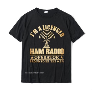 [S-5XL]เสื้อยืดลําลอง ผ้าฝ้าย แขนสั้น พิมพ์ลาย Im A Radio สไตล์ฮิปฮอป