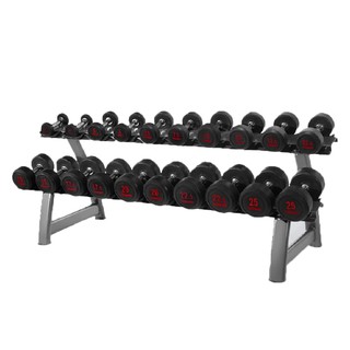 ดัมเบลพร้อมชั้นวาง Dumbbell Rack 10 Pairs ได้น้ำหนัก 2.5 ถึง 25.0 กก. อย่างละ1คู่