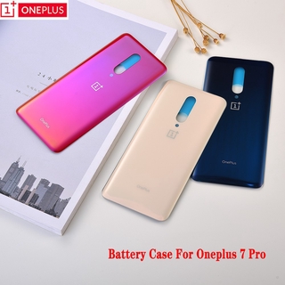 (Original) ฝาหลัง Oneplus 7 Pro 1+7 Pro ฝาครอบแบตเตอรี่สําหรับ