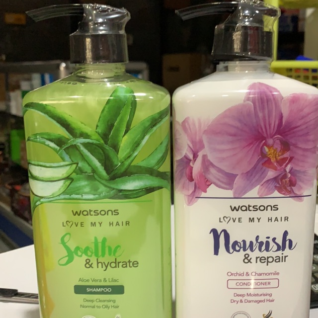 Shampoo Conditioner แพ๊คคู่ สองอย่าง Watsons Love my Hair 1000ml. Shopee Thailand