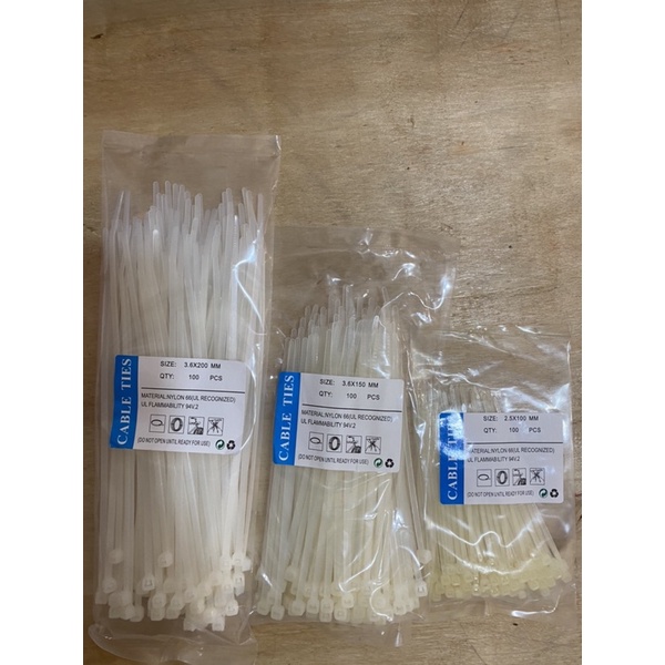 สายรัดไนลอน ไนลอนสายผูกสำหรับรถ Car Cable Tie/ zip tie อเนกประสงค์ หมุดพลาสติกรถยนต์