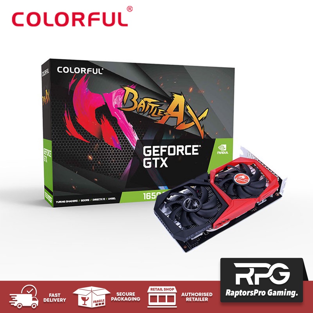 Geforce GTX 1650 SUPER NB 4GB GDDR6 สีสันสดใส