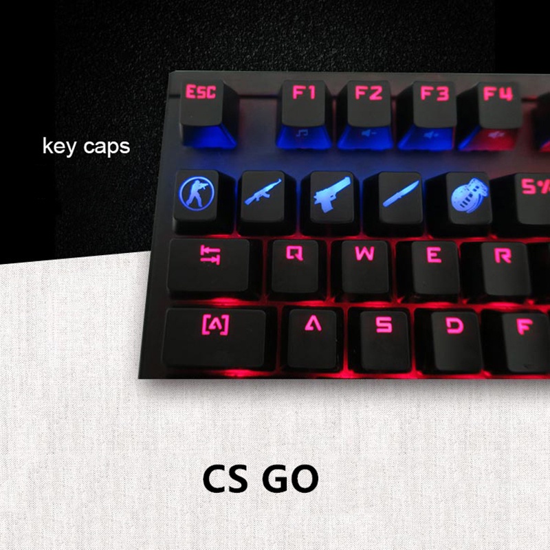 แป้นพิมพ์：SIANCS DIY CS GO Gaming keycas Key Button CSGO key cas game ...