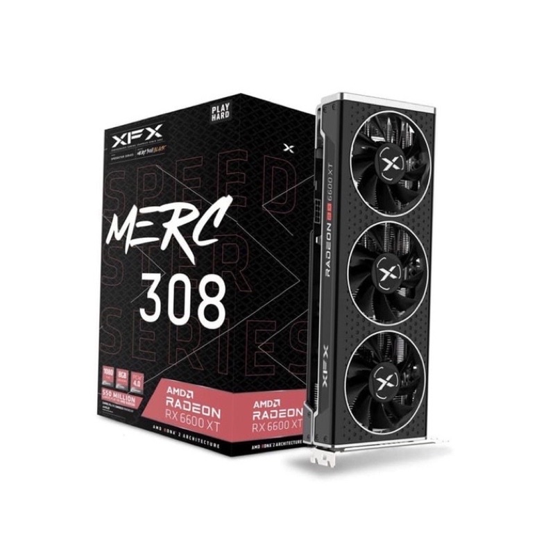 XFX RX 6600XT MERC 308 (3 พัดลม) 8GB GDDR6