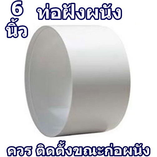 ของแท้! ท่อฝังผนัง 6นิ้ว อุปกรณ์ระบายอากาศ และระบบระบายอากาศ เครื่องดูดควัน PARNO BEWT150 ราคา ถูกที่สุด ดีลบีเคเค แกลเลอรีภาพที่ 2
