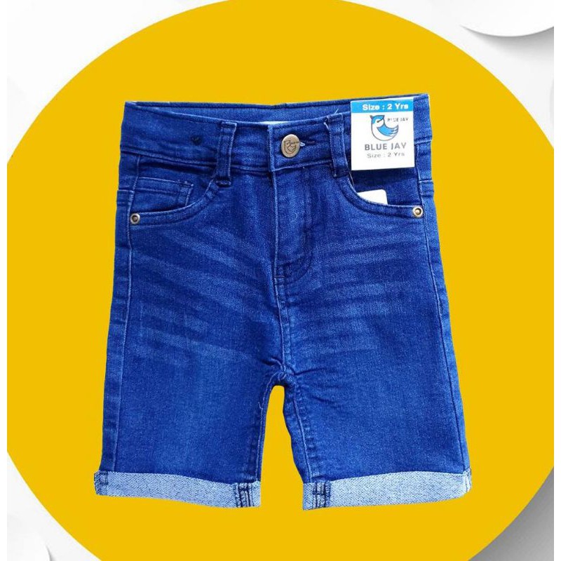 Blue Jay Short Jeans Collection Size: 1y to 6y Brand: Blue Jay Fabrics : ผ้ายีนส์คุณภาพดี 100% ราคา 