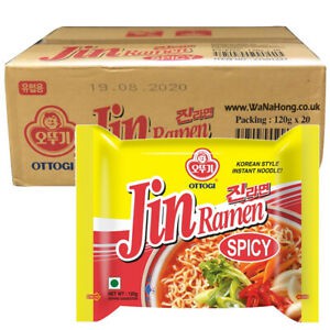 บะหมี่เกาหลี จินราเมน รสเผ็ด อร่อย /진라면매운맛 Jin Ramen Spicy