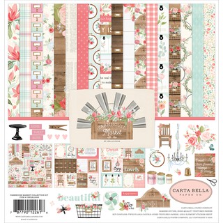 Carta Bella Collection Kit 12"X12" Farmhouse Market