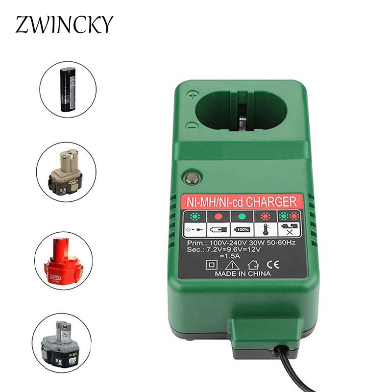 เครื่องชาร์จแบตเตอรี่สำหรับ Makita 7.2-18V NI-CD และ NI-MH เปลี่ยนแบตเตอรี่ Charger 7.2V 9.6V