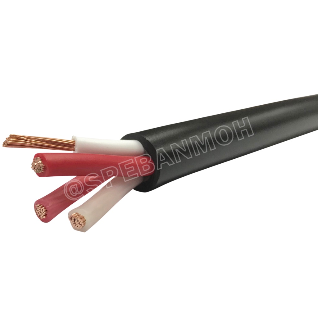 [ 1เมตร ] 4S12F สีดำ Black สายลำโพง Canare 4C x 13AWG 2.63 sq.mm. สายลำโพง สายลำโพง Bi-Wire Canare 4S12F Star Quad 4 … ราคา ถูกที่สุด ดีลบีเคเค แกลเลอรีภาพที่ 5