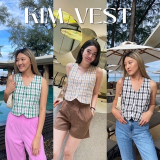 Kim Vest - เสื้อกั๊กผ้าชาแนล