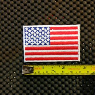 อาร์มรีด อาร์มเย็บ ธงสหรัฐอเมริกา USA 
Size 70x45mm
by ครูแว่น frogmangear