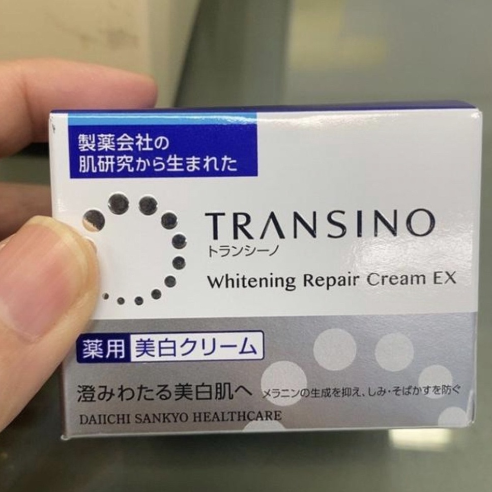 **้พร้อมส่ง** หมดอายุ 2028 **ครีมบำรุงผิวล้ำลึก ยับยั้งจุดด่างดำ Transino Whitening Repair Cream EX 35g. ราคา ถูกที่สุด ดีลบีเคเค แกลเลอรีภาพที่ 4