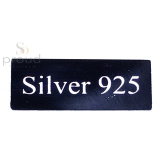 Silver 925 ป้ายอะคริลิค