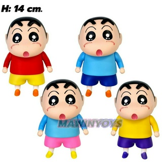 โมเดล ชินจัง ตัวใหญ่ 4 แบบ H: 14 cm. mawintoys