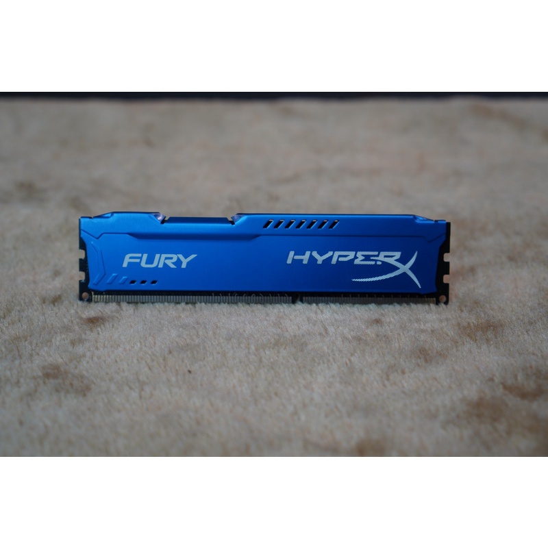 RAM (หน่วยความจำ) KINGSTON HyperX FURY (BLUE) (HX316C10F/4)4GB (4GBx1) DDR3 1600MHz