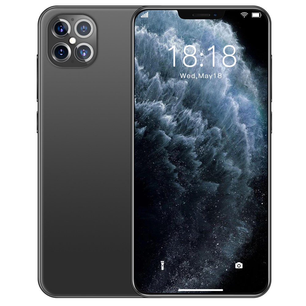 【4GB+64GB】i12Pro รองรับ4G/5G HD camera หน้าจอใหญ่ 5.5 นิ้ว Smartphone แบตเตอรี่2600mAh กล้องหลัง 3 ต