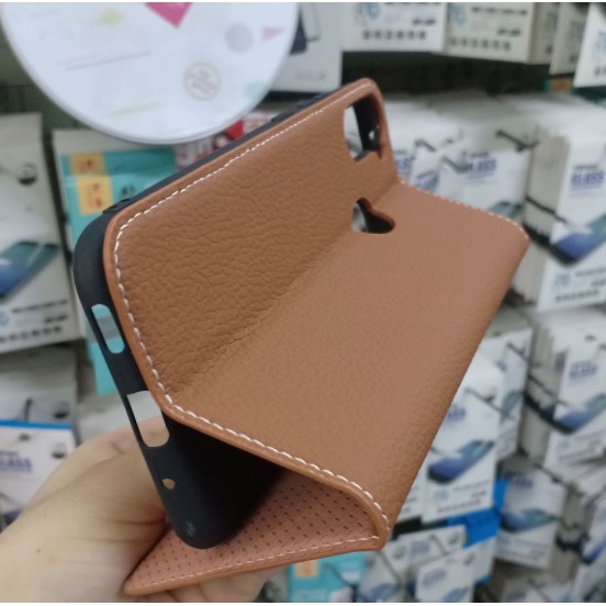 เคสหนัง Lishen สําหรับ Samsung A11 พร้อมช่องใส่การ์ด