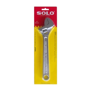 Therichbuyer ประแจเลื่อนชุบโครมเมี่ยม SOLO รุ่น 624 ขนาด 10 นิ้ว สีเงิน