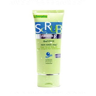 Smooth E Babyface Foam Scrub 1.2oz (1หลอด) สครับสูตรไม่มีฟอง