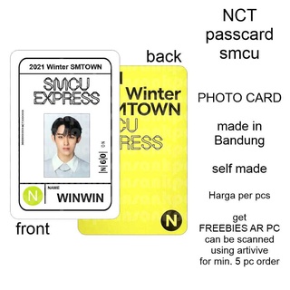 โฟโต้การ์ด Nct wayv PASSCARD SMCU UNOFF