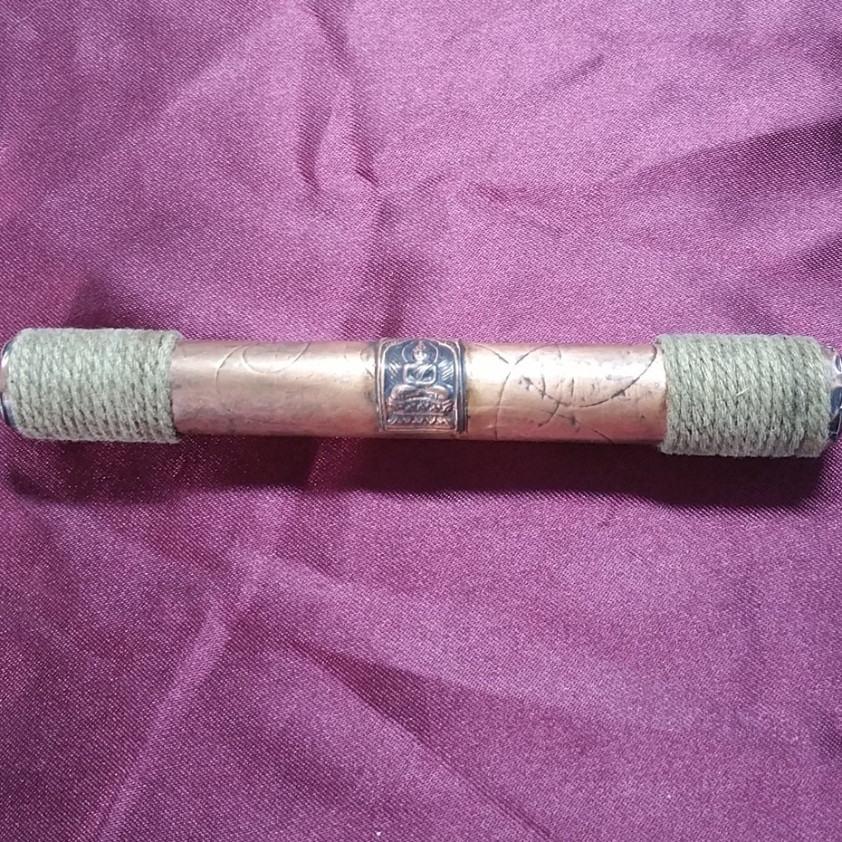 ตะกรุดโทน ฝาบาตร หลวงปู่ศุข วัดปากคลองมะขามเฒ่า Takrud tones, alms bowl cover, Luang Pu Suk, Pak Khl