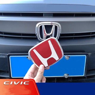 พร้อมส่งค่ะ🚗 โลโก้ฮอนด้า H แดง มี(Honda Civic)