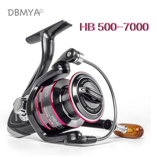 พร้อมส่งจากไทย รอกตกปลา HB spining reels 500 - 7000 12 ลูกปืน อัตราทด " รอกตกปลาคุณภาพสูง/แกนตกปลา/ยิงไกลเบา/ล้อไฮแกน/Lu