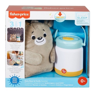 Fisher Price Baby Bear &amp; Firefly Soother ฟิชเชอร์ไพร์ซ ตุ๊กตาหมี ไฟและเพลงเซนซิมอล (GRR00)