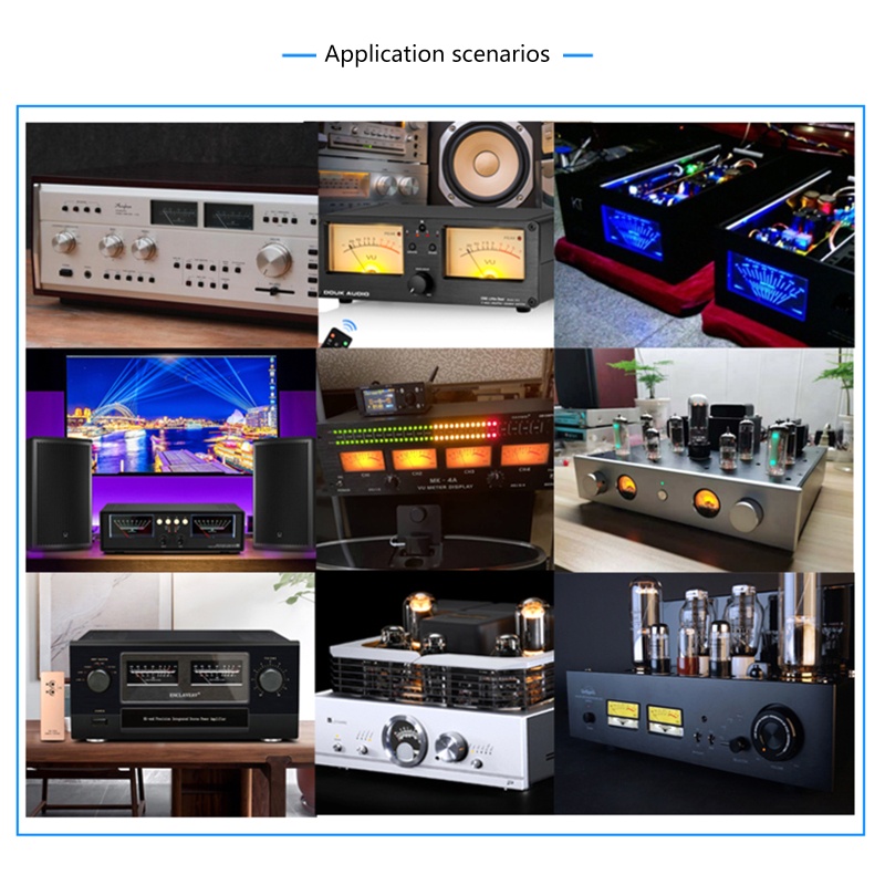 BT High-Precision Box VU Meter เครื่องวัดระดับ VU Meter Header Pointer Meter