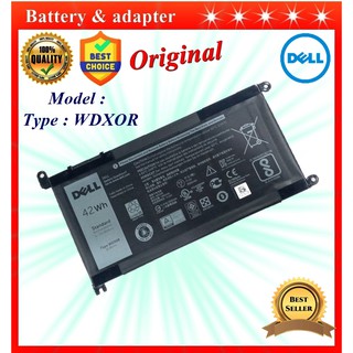 Battery Notebook Dell แบตเตอรี่ของแท้  Dell Model WDXOR  For DELL Inspiron  13 7368  14 7460  15 5568 17 5767 Original