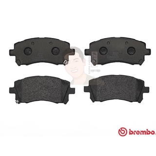 P78 010B ผ้าเบรก F (แท้ BREMBO รุ่น Black) SUBARU ฟอเรสเตอร์ Forester SF ปี1998-2002