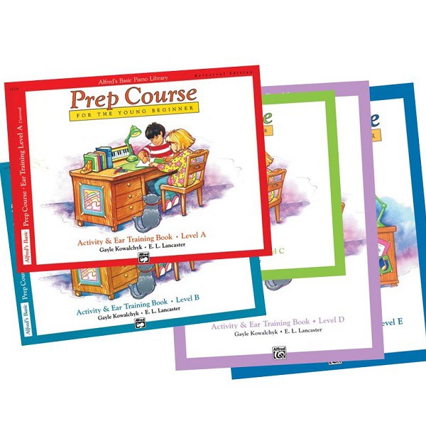 Alfred's Piano Prep Course: Lesson no CD, Theory, Ear Training, Technic, Solo, Notespeller