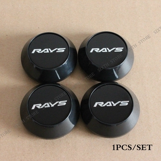 ใหม่ สติกเกอร์โลโก้ RAYS 65 มม. 68 มม. อุปกรณ์เสริม สําหรับติดตกแต่งล้อรถยนต์ 1 ชิ้น