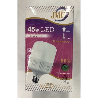 หลอดไฟ JMF LED  ประหยัดพลังงาน แสงสีขาว/แสงสีเหลือง  JMF LED 45W