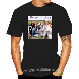 ผ้าฝ้ายแท้ คอลูกเรือเสื้อยืดลําลอง แขนสั้น พิมพ์ลาย Dawsons Creek Cast เข้ากับทุกการแต่งกาย สไตล์เรโทร สําหรับผู้ชาย 330