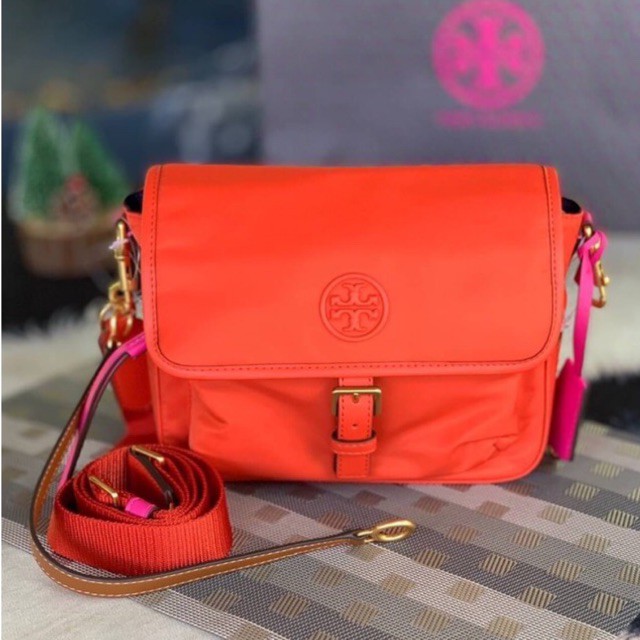 TORY BURCH Perry Nylon Crossbody Shopee Thailand